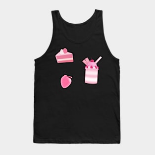 Strawberry Desserts Tank Top